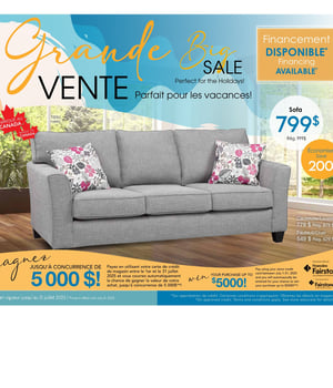 Première page de Circulaire Meubles Gilles Émond