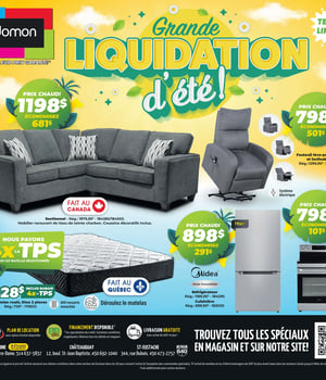Première page de Circulaire Meubles Domon