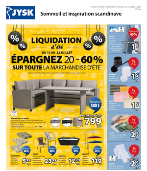 Première page de Circulaire Jysk