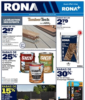 Première page de Circulaire Rona