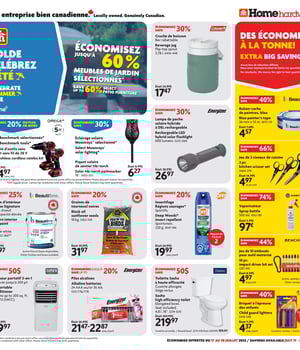 Première page de Circulaire Home Hardware