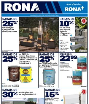 Première page de Circulaire Rona