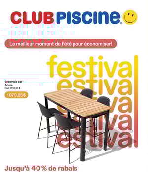 Première page de Circulaire Club Piscine Super Fitness