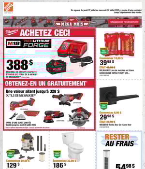 Première page de Circulaire Home Depot
