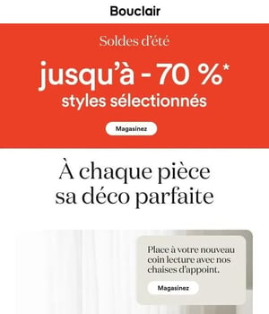 Image Promotionnelle: Soldes d'été brûlants – Jusqu'à - 70 %