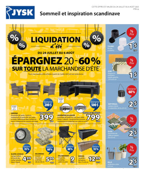 Première page de Circulaire Jysk