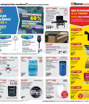 Première page de Circulaire Home Hardware