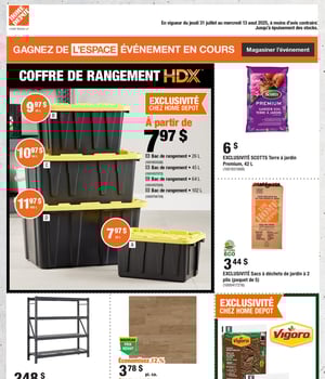 Première page de Circulaire Home Depot