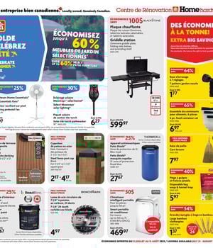 Première page de Circulaire Home Hardware - Centre de Rénovation