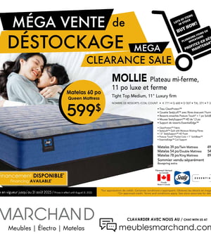 Première page de Circulaire Meubles Marchand - Mega Vente de Déstockage