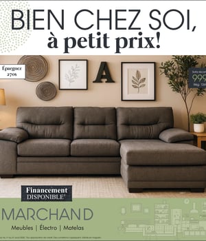Première page de Circulaire Meubles Marchand