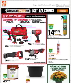 Première page de Circulaire Home Depot