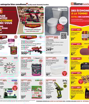Première page de Circulaire Home Hardware