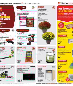 Première page de Circulaire Home Hardware