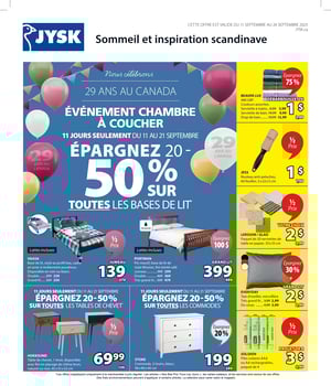 Première page de Circulaire Jysk