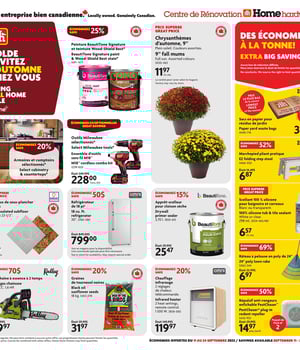 Première page de Circulaire Home Hardware - Centre de Rénovation