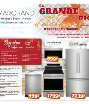 Première page de Circulaire Meubles Marchand