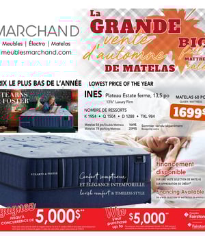 Première page de Circulaire Meubles Marchand - Matelas