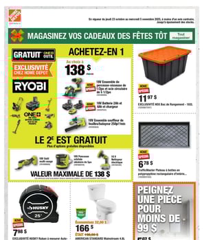 Première page de Circulaire Home Depot