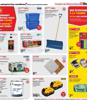 Première page de Circulaire Home Hardware - Centre de Rénovation