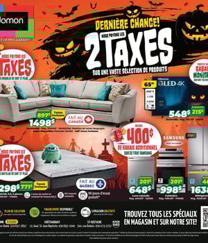 Première page de Circulaire Meubles Domon