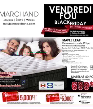 Première page de Circulaire Meubles Marchand - Vendredi Fou