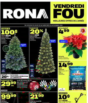 Première page de Circulaire Rona - Solde du Vendredi Fou