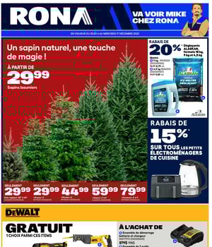 Première page de Circulaire Rona