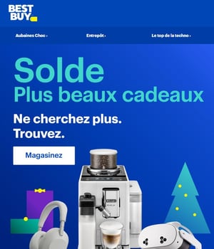 Image Promotionnelle: Tout le monde est gagnant avec le solde Plus beaux cadeaux.