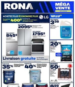 Première page de Circulaire Rona