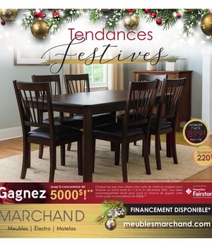 Première page de Circulaire Meubles Marchand - Tendances Festives