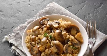 Risotto aux Champignons (recette italienne du risotto alla fungaiola)
