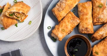 Pâtés Impériaux au Poulet Frits à l'air Chaud