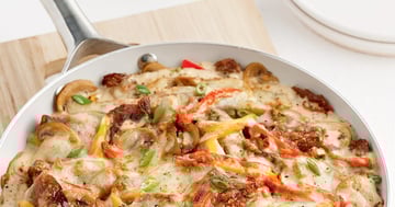 Casserole Gratinée à la Viande à Fondue