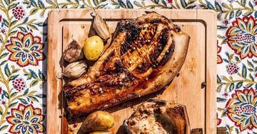 Côtes de Porc au Miel et à la Moutarde