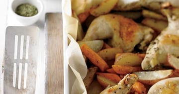 Poulet Rôti au Citron et au Thym