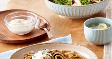 Linguines, Sauce Bolognaise Végétalienne aux Champignons