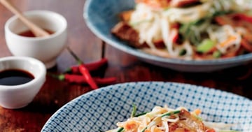 Salade de Nouilles au Porc à la Thaïe