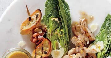 Salade César Décomposée au Poulet