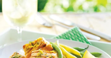Brochettes de Saumon à l'Aneth