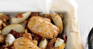 Côtelettes de Porc au Four et Légumes Rôtis