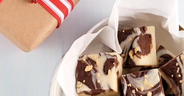 Fudge Marbré aux Deux Chocolats
