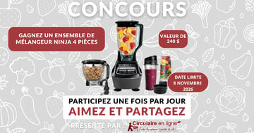Gagnez un ensemble de mélangeur NINJA 4 pièces