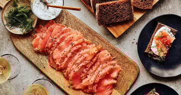 Gravlax de Saumon au Gin Québécois
