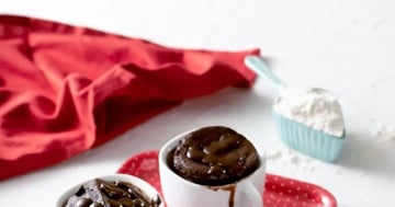 Gâteau Double Chocolat dans une Tasse