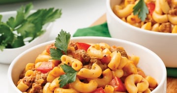 Macaroni Crémeux à la Viande