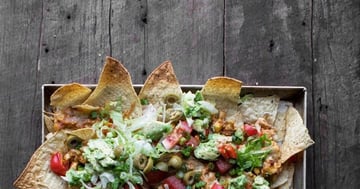 Nachos au Tofu Tout Garnis
