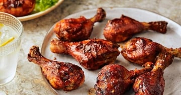 Pilons de Poulet BBQ à la Friteuse à Air