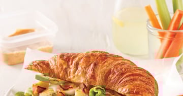 Croissants aux Oeufs et Avocats