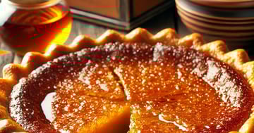 Tarte au sucre et sirop d’érable